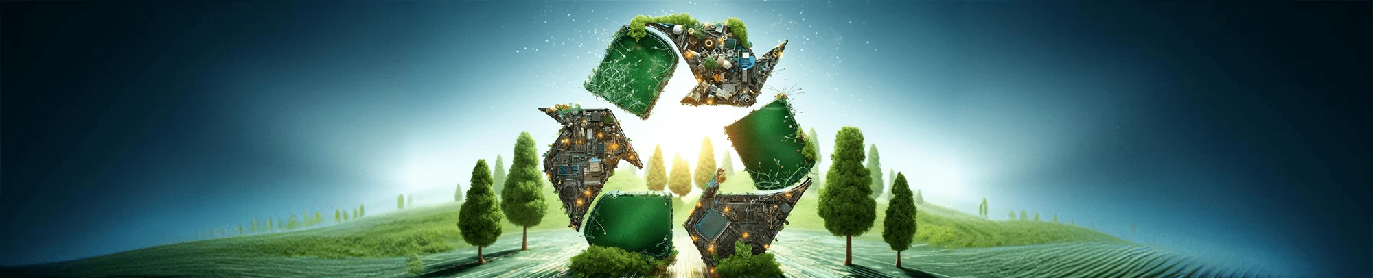 How does electronics recycling contribute to sustainability?