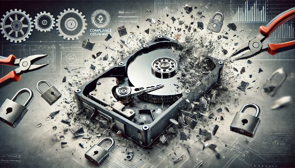 how to physically destroy a hard drive